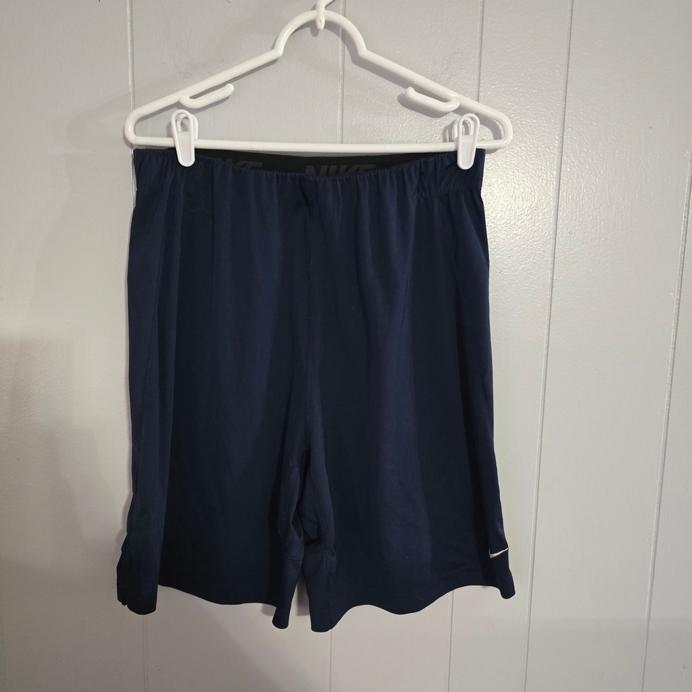 Nike Dri-FIT Basketball Shorts Mens Large‎ Navy Blue Athletic Training Gym